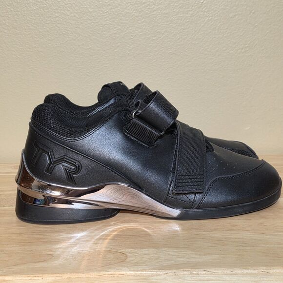 TYR Other - TYR TYRFORCE Elite Carbon Weightlifting Shoes Black Wood Heel Men's 8